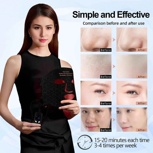 Lumora LED Red Light Therapy Face Mask