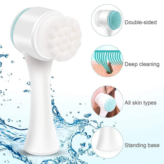 Silicone Face Cleansing Brush | Deep Clean & Glow